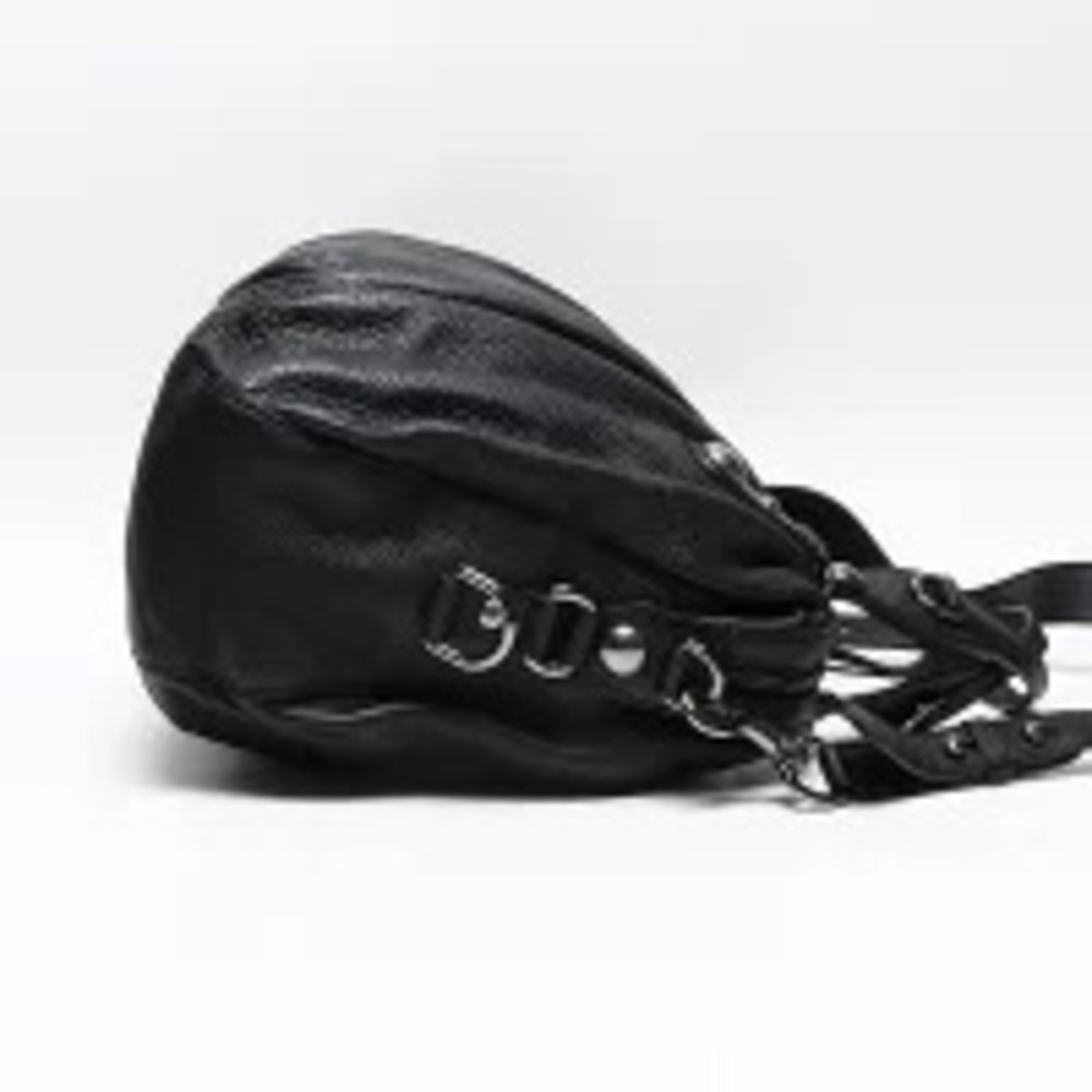 Gucci leather horsebit chain shoulder bag black - Picture 5 of 13